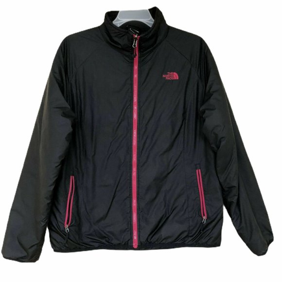 The North Face Jackets & Blazers - Women Black & Pink North Face Jacket - "Warm & Fashionable" Light Weight Size L